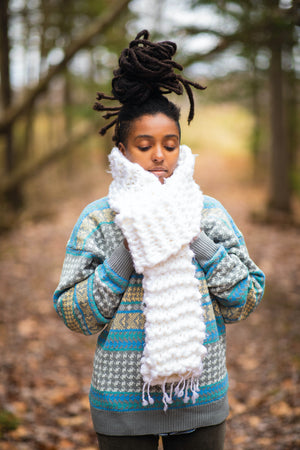 BCD Planet Hand Knit Scarf