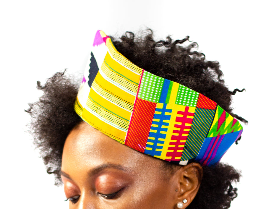 Multi Color Afro Print